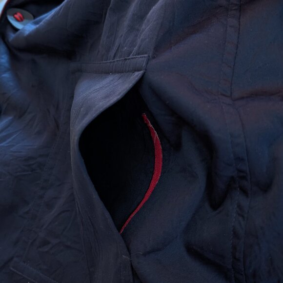 FROCCELLA Netherland NWT coat trench windbreaker Sz LARGE CHECKED HOOD OLD MONEY - Picture 14 of 14